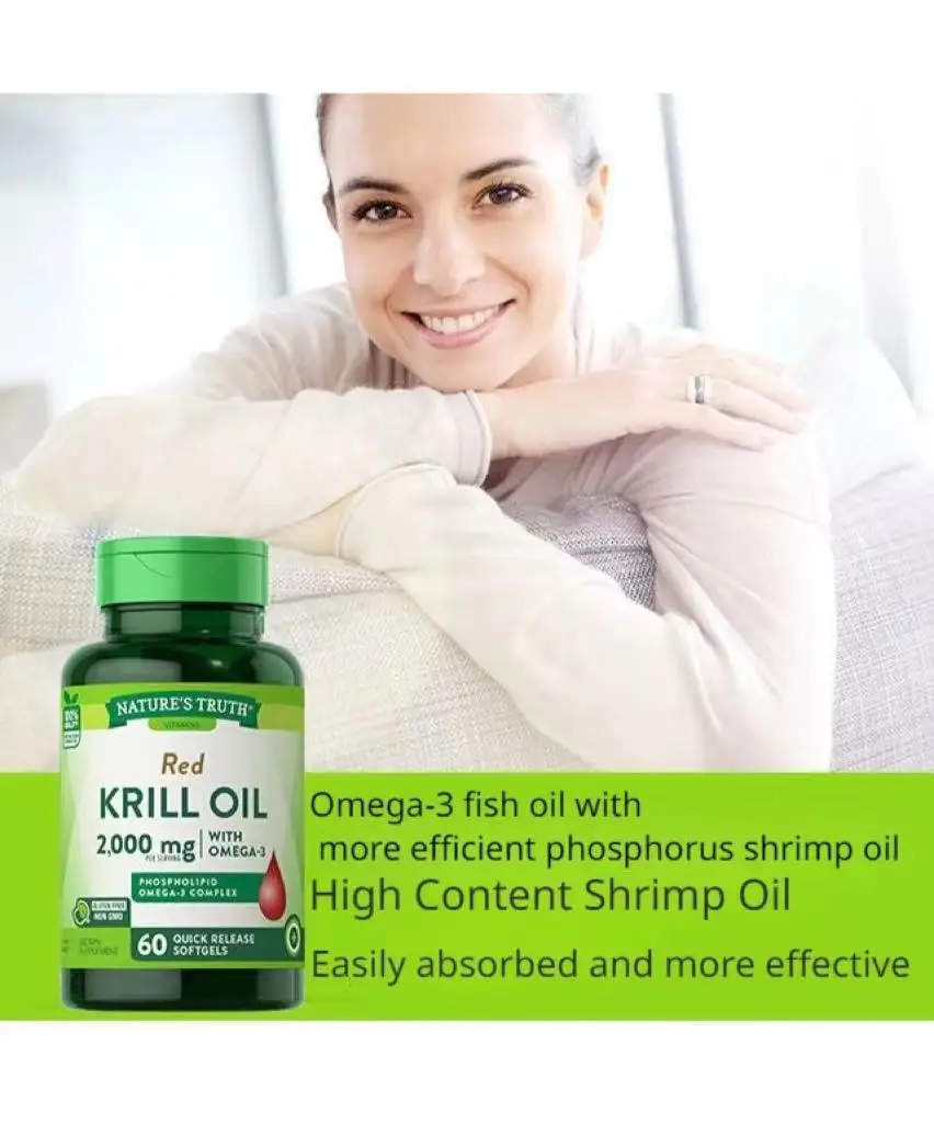 Krill Oil Supplement - 1 Bottle Antarctic Krill Oil Capsule