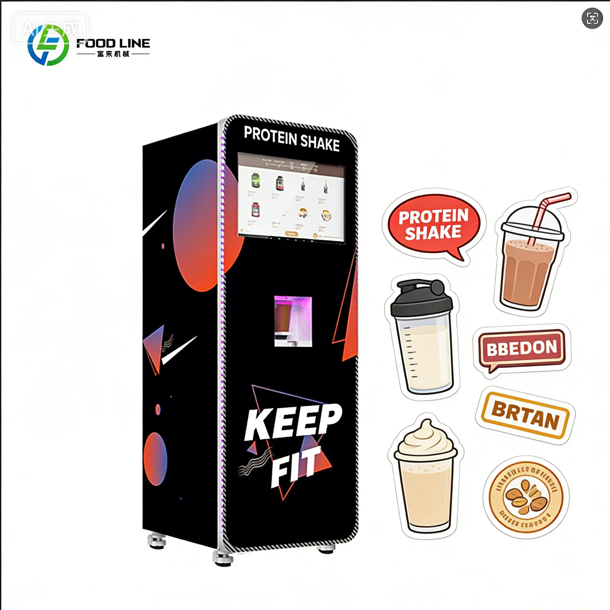 Nutrition Of Fitness - Nutritional Vending Machine Fully Automatic Protein