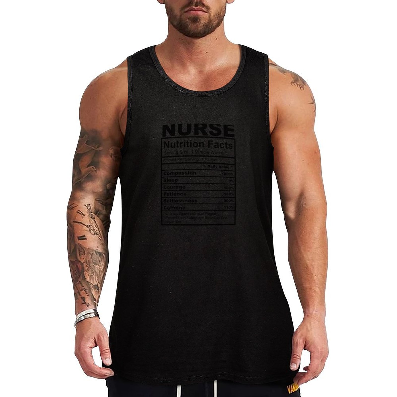 Nutrition Of Fitness - Nurse Nutrition Facts, Nurse Gift, Cute