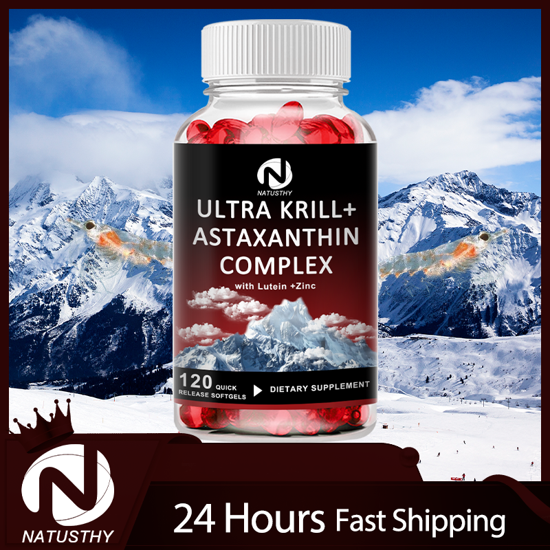 Krill Oil Supplement - Ultra Krill Oil with Astaxanthin Complex