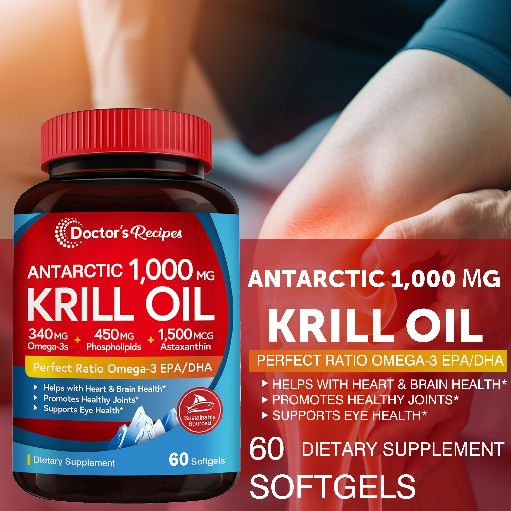 Antarctic Krill Oil Supplement - Krill Oil Supplement ulasan dan harga