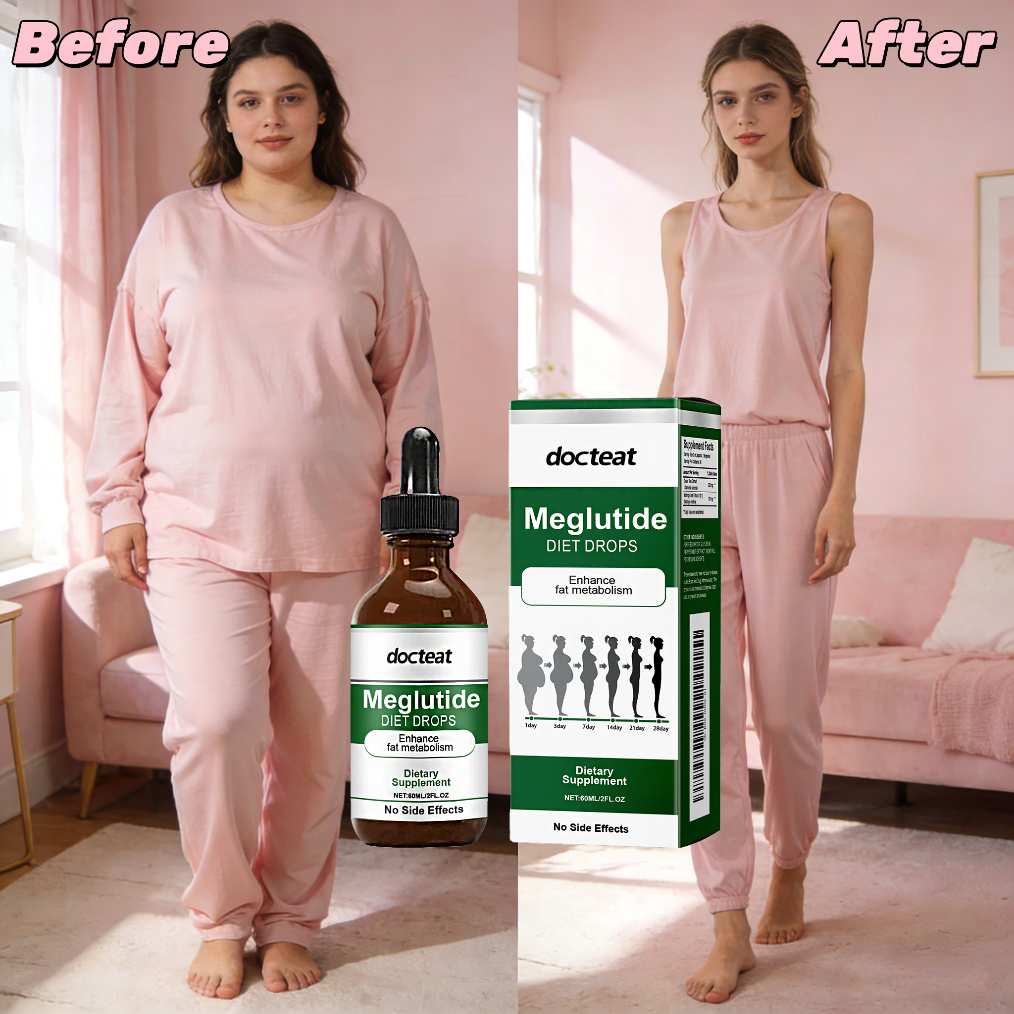 DOCTEAT Quick Slimming Drops B - Nutrition One Fitness ulasan dan harga