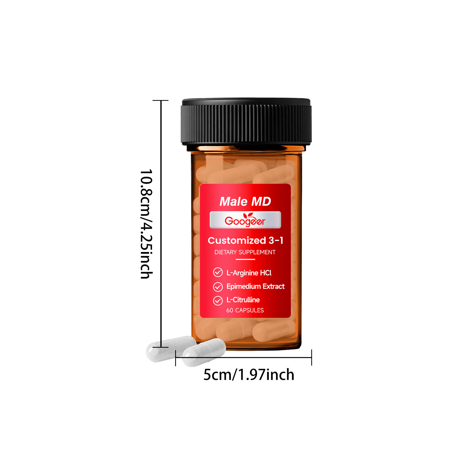 GOOGEER Men's Health Capsules  - Nutrition One Fitness ulasan dan harga
