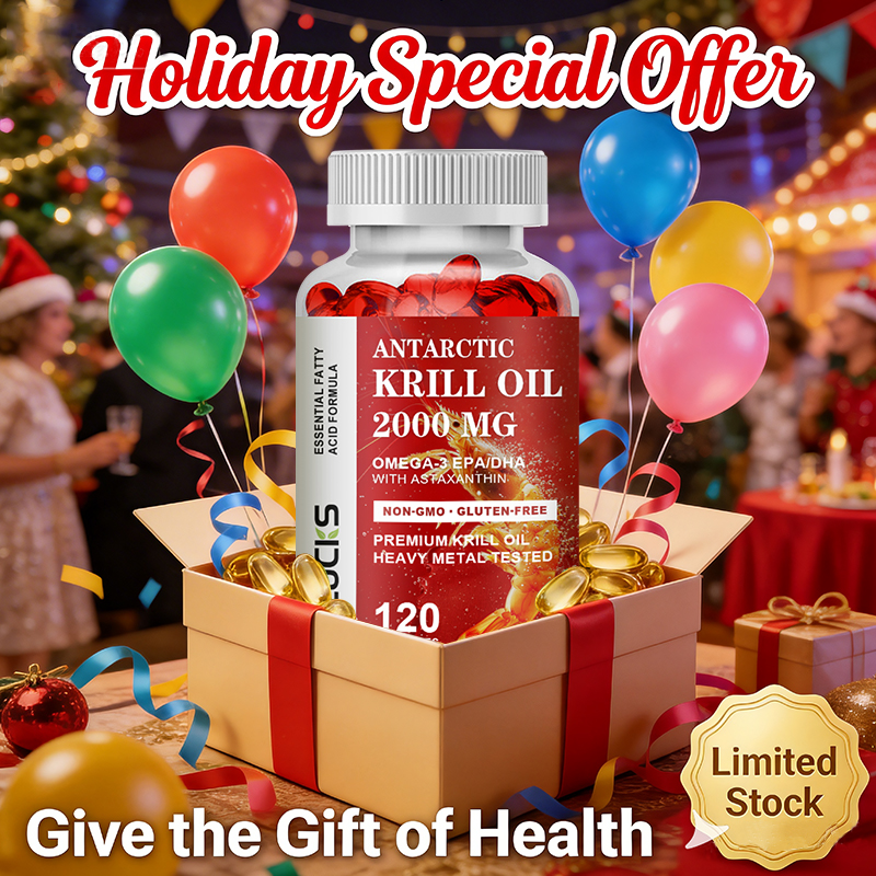 HOLUCKS Pure Krill Oil Supplem - Krill Oil Supplement ulasan dan harga