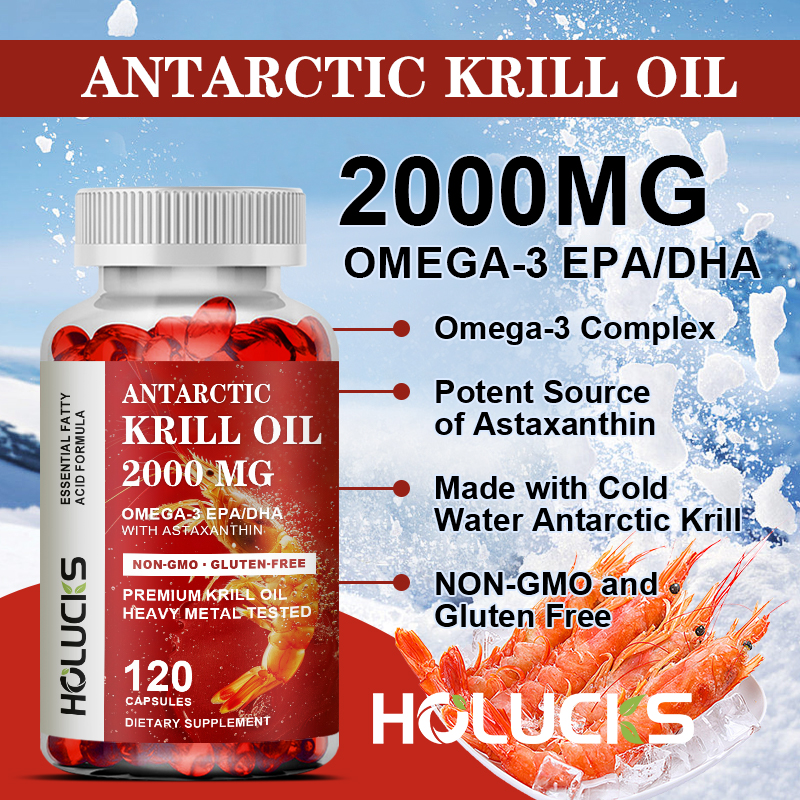 HOLUCKS Pure Krill Oil Supplem - Krill Oil Supplement ulasan dan harga