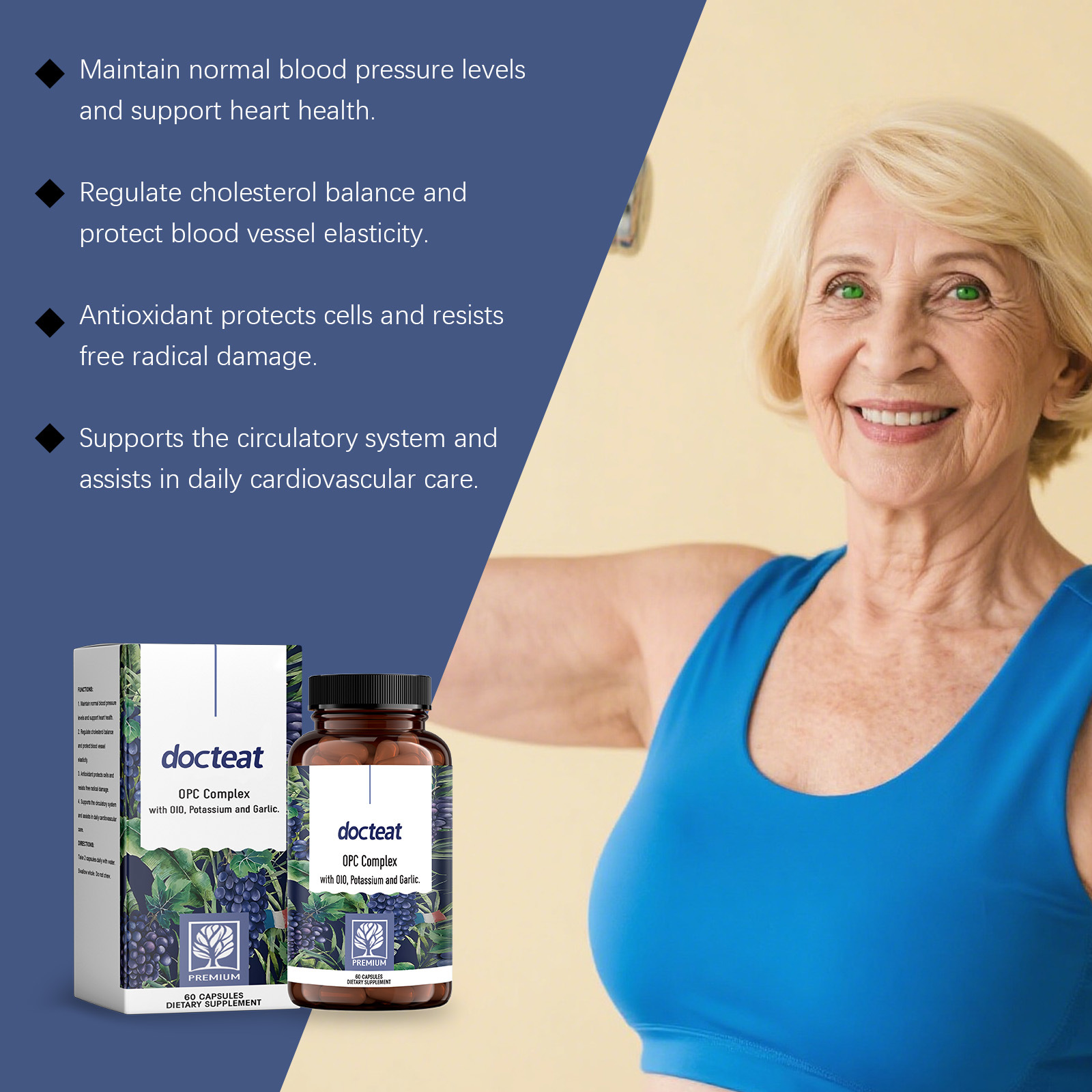 DOCTEAT Cardiovascular Health  - Nutrition Of Fitness ulasan dan harga