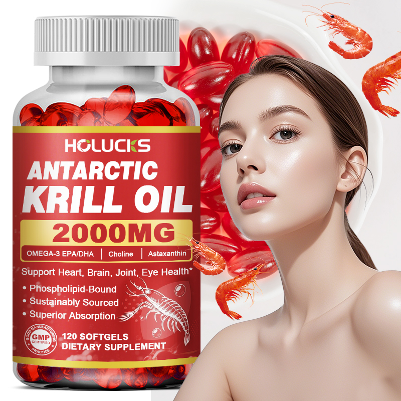 HOLUCKS Antarctic Krill Oil Su - Krill Oil Supplement ulasan dan harga