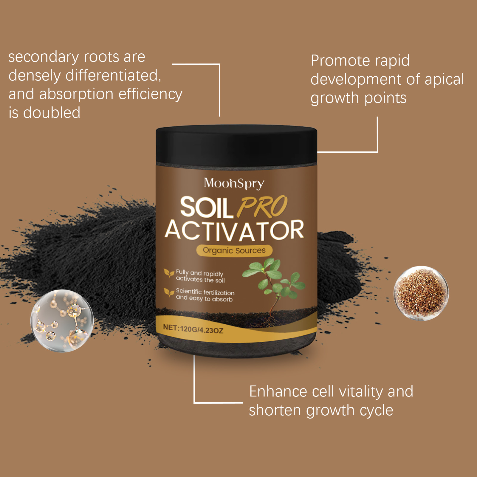 120g Soil Nutrition Powder Boo - Roots Nutrition & Fitness Inglewood Photos ulasan dan harga