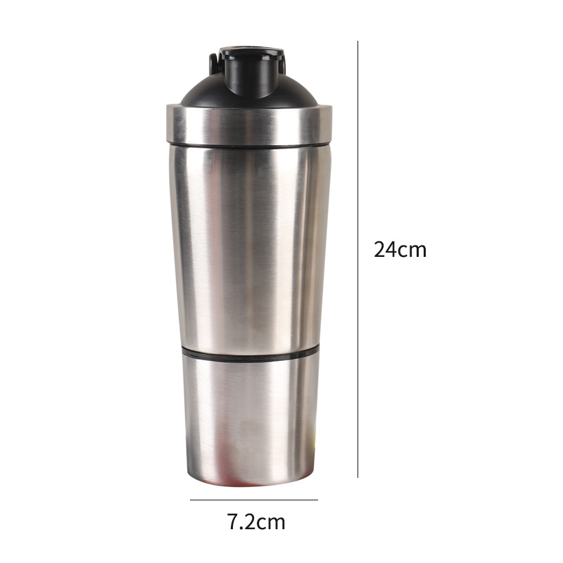 Stainless Steel Protein Shaker - Nutrition Of Fitness ulasan dan harga