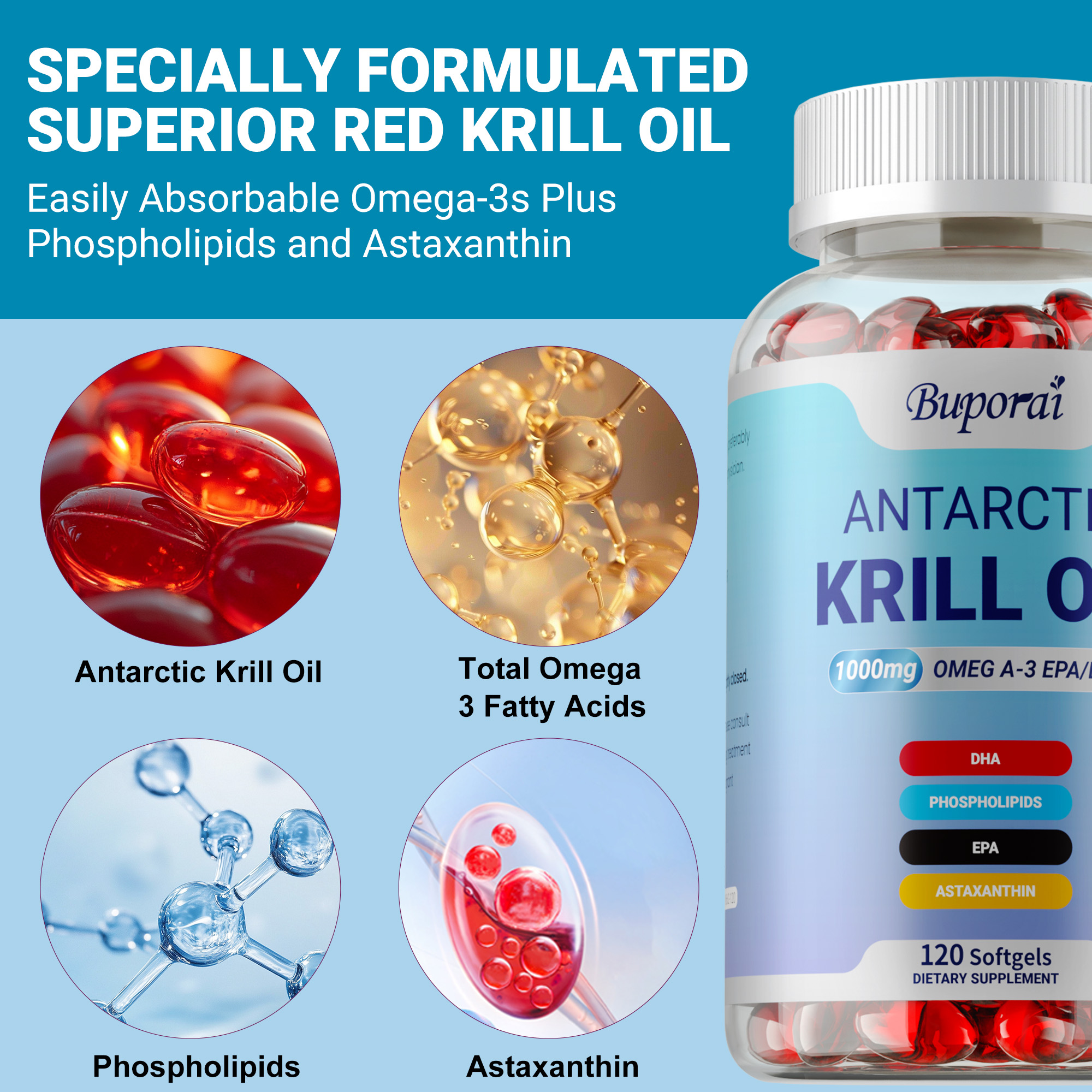Antarctic Krill Oil Supplement - Krill Oil Supplement ulasan dan harga