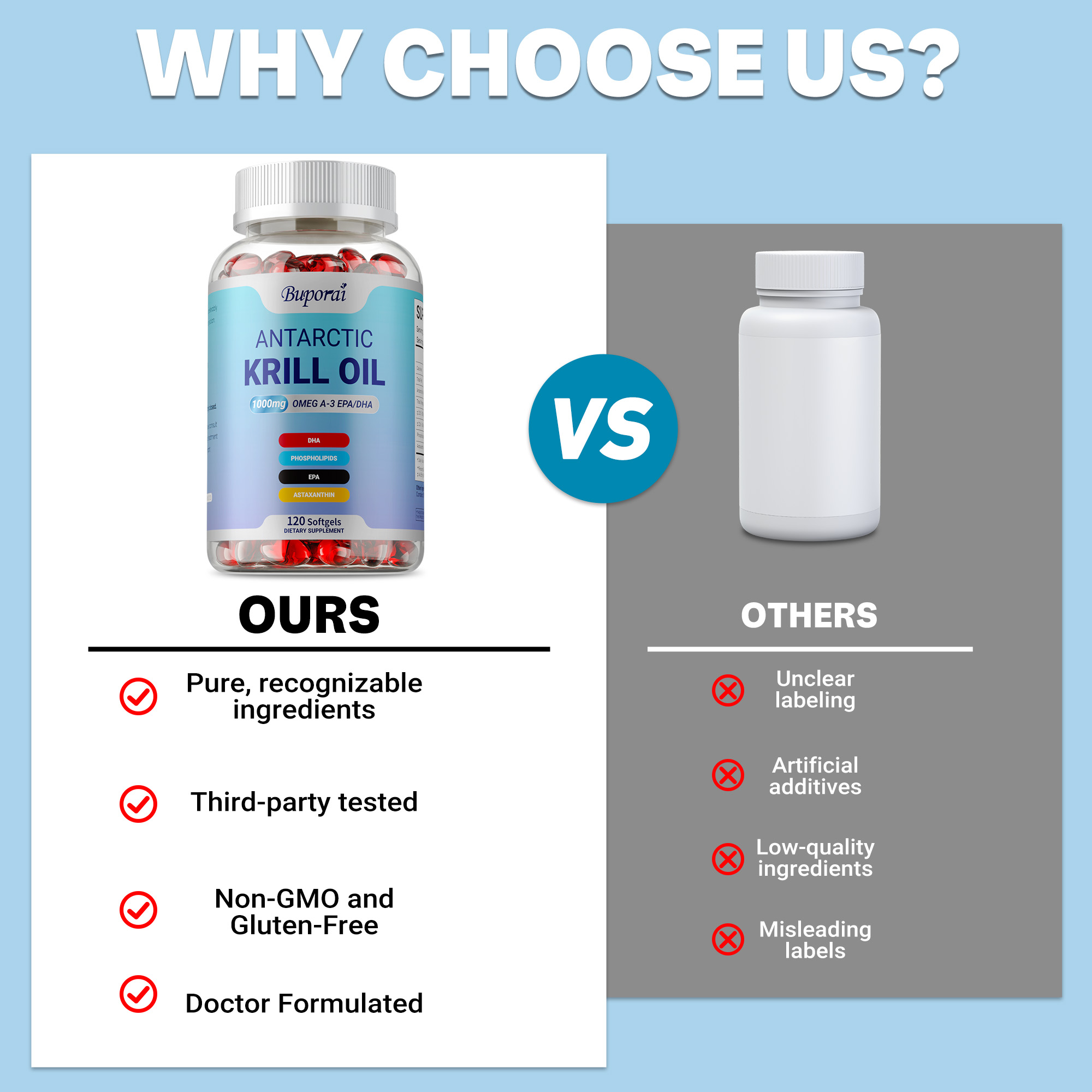 Antarctic Krill Oil Supplement - Krill Oil Supplement ulasan dan harga