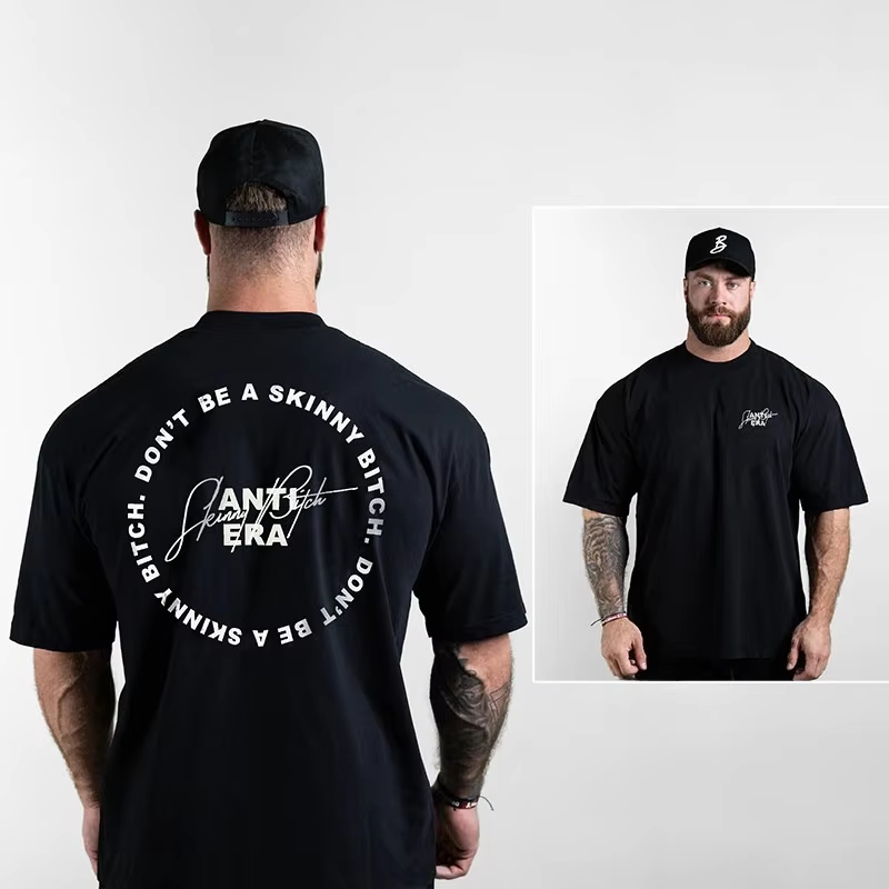 Men's Neutral Tone Gym T-Shirt - Nutrition Of Fitness ulasan dan harga
