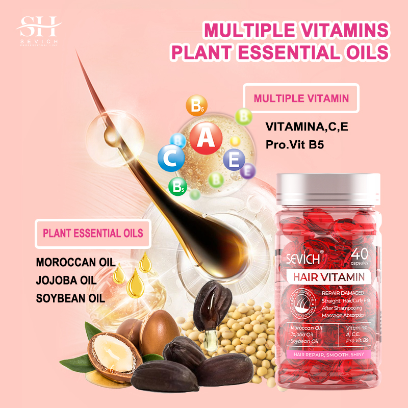 40PCS Hair Vitamin Capsule Ker - Krill Oil Supplement ulasan dan harga