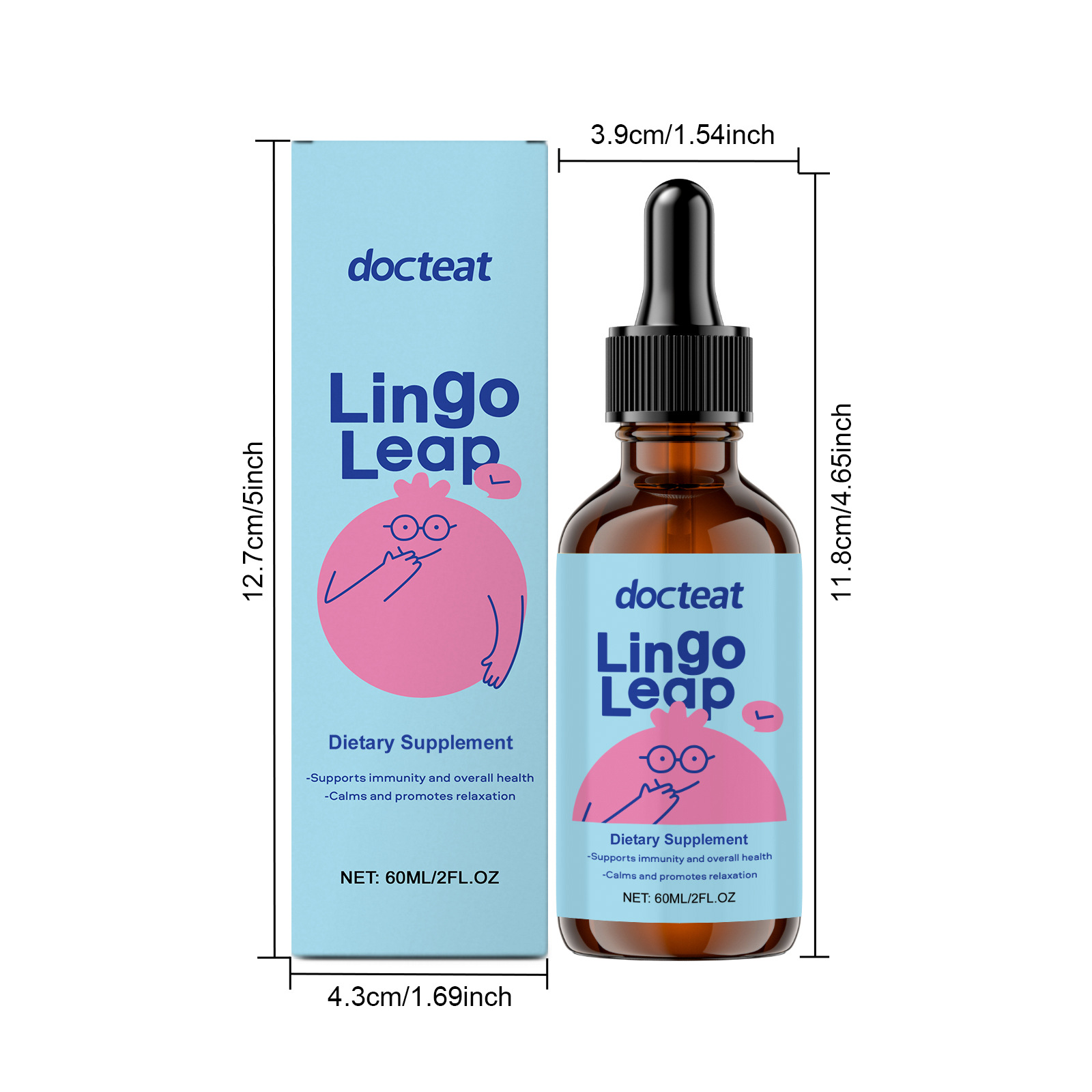 DOCTEAT Body Health Drops Impr - Nutrition Of Fitness ulasan dan harga