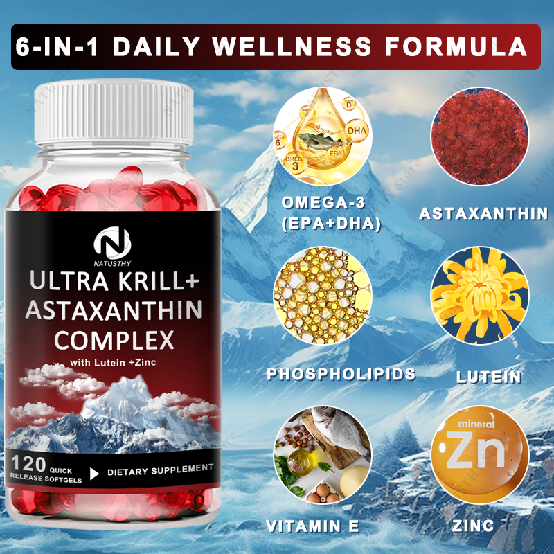 Ultra Krill Oil with Astaxanth - Krill Oil Supplement ulasan dan harga